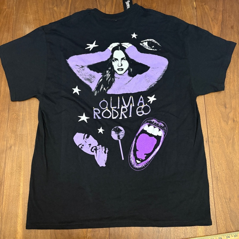 Spencer's Black Tee Olivia Rodrigo
